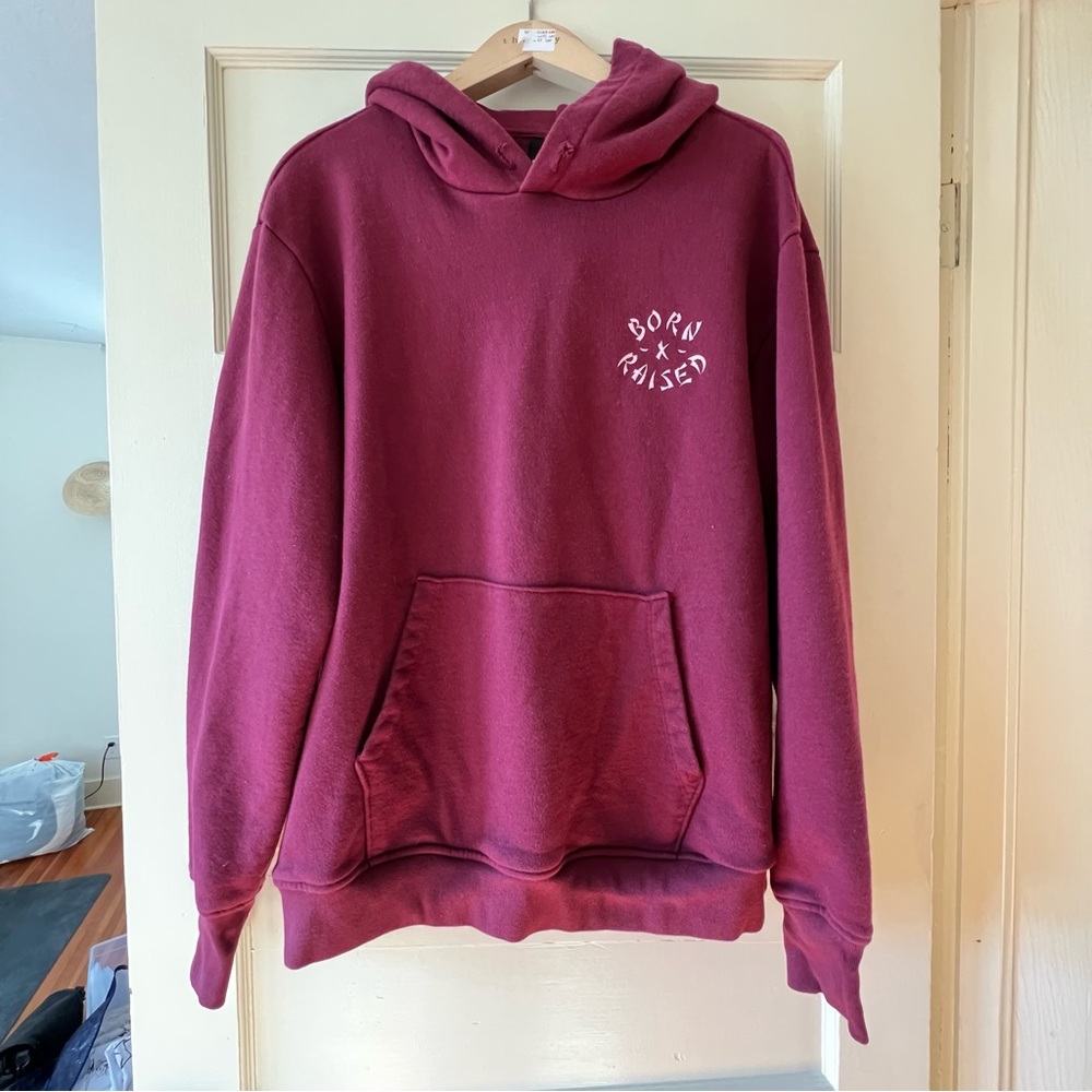 Born x Raised Hoodie Maroon